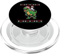 Navidad German Shorthaired Pointer T-Rex Dinosaurio GSP PopSockets PopGrip para MagSafe