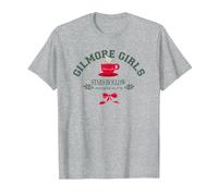 Navidad Gilmore Girls Stars Hollow Camiseta, Hombre, Gris Jaspeado, M