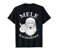 Navidad Hawaii Santa Mele Kalikimaka Navidad Hombres Mujeres Niños Camiseta