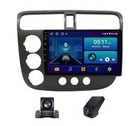 【Navidad】 HYNMSM - Estéreo para Auto con Pantalla táctil de 9 Pulgadas, CarPlay inalámbrico y Android Auto, Android 13.0 para Honda Civic 7 LHD RHD 2000-2006, Radio con GPS, Bluetooth, Control de