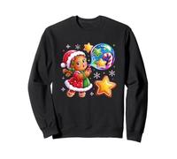 Navidad Mágica Niño Soplando Estrellas Sudadera