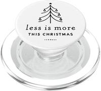 Navidad Minimalista Menos es más Vacaciones PopSockets PopGrip para MagSafe