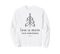 Navidad Minimalista Menos es más Vacaciones Sudadera