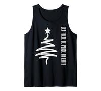 Navidad Moderna Que Haya Paz en la Tierra Navidad Camiseta sin Mangas