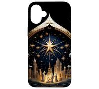Navidad Nacimiento de Jesús Belén Estrella Christian X-Mas Carcasa para iPhone 16 Plus