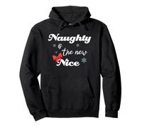 Navidad Naughty New Nice Sudadera con Capucha