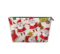 Navidad Papá Noel Navidad, Bolsa de artículos de tocador Bolsa de Maquillaje Bolsa de cosméticos Bolsa de artículos de tocador de Viaje portátil