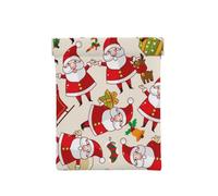 Navidad Papá Noel Navidad, Squeeze Top Wallet Bolsa de Almacenamiento para Mujer Monedero pequeño Bolsa de Cambio