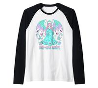 Navidad Pastel Goth Espeluznante Kawaii Lindo Murciélago Camiseta Manga Raglan