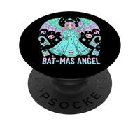 Navidad Pastel Goth Espeluznante Kawaii Lindo Murciélago PopSockets PopGrip Adhesivo