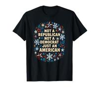 Navidad patriótica Just an American Cool Mens Funny Politics Camiseta