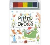 Navidad Pinto Con Los Dedos