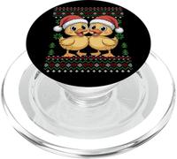 Navidad Santa Dibujos Animados Patitos Feos Navidad Suéter Patos PopSockets PopGrip para MagSafe