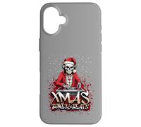 Navidad - Santa DJ Bones & Beats Music Carcasa para iPhone 16 Plus