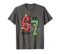 Navidad Seis Siete Meme Divertido Viral Diciendo Divertido Día Festivo Meme Camiseta