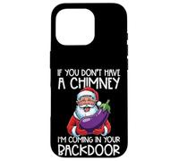 Navidad si no Tienes Chimenea Navidad Adulto Humor Mordaza Hombres Carcasa para iPhone 16 Pro