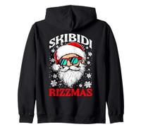 Navidad Skibidi Rizz Rizzmas Funny Santa Sigma Bruh Gen Z Sudadera con Capucha