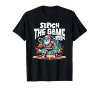 Navidad - Sleigh The Game Santa Camiseta