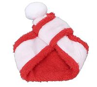 Navidad Soft Soft Plush Buff Pet Fuff cálido PEDIO Cat CABBO REDELEMENES Red (L)