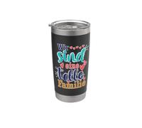 Navidad Somos una gran Familia Vaso térmico de acero inoxidable de doble pared