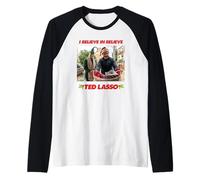 Navidad Ted Lasso I Believe in Believe Camiseta Manga Raglan