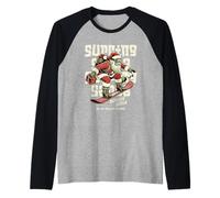 Navidad - The Magic Inside Tonight Santa Claus Camiseta Manga Raglan