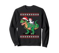 Navidad Unicornio T-Rex Dinosaurio Tyrannosaurus Rex Sudadera