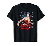 Navidad Wonder Woman Saving The Holidays Camiseta