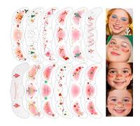 Navideñas De Purpurina,12 Piezas de Copos de Nieve, Estrellas y para Maquillaje - Decoraciones de Parches Navideños - Para Actuaciones Viajes Verano Ocasiones Especiales Fotos Halloween