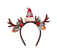 navideñas | Sombrero de Papá Noel de, accesorio para disfrazarse, aro para el pelo, para mujeres y niñas, vacaciones escolares, reuniones familiares