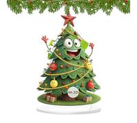 Navideño de Acrílico, Árbol de Navidad 2D Acrílico de Sobremesa para Fiestas, Centros de Mesa Suministros para Fiestas para Hogar Oficina Salón Dormitorio Estantería Alféizar Repisa de Chimenea Boda