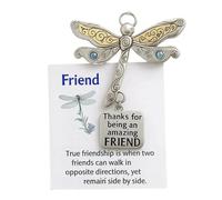 navideño de Amigos, 6 x 7 x 1 cm, joyería de la Amistad con, Recuerdo Sentimental, Agradecimiento por ser un increíble Amigo para tu Mejor Amigo, Vacaciones, cumpleaños