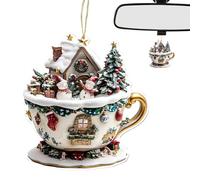 Navideños - Colgante Decorativo de Árbol de Navidad 2D | Decoración para Fiestas como Mochila Tote Estantería Interior de Auto Escaleras Chimenea