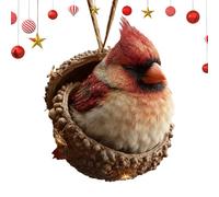 navideños con animales | Decoración de acrílico 2D - de temporada ligeros para colgar para puerta de entrada, oficina, pared, repisa de chimenea, jardín, patio, sala
