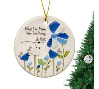 Navideños de Amistad, Recuerdo en Acrílico Bidimensional, Decoración Artística con Temática de Amistad, para Niñas Familia Mujeres Vecinas Hermanas Conmemorativo Navidad Fiestas