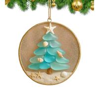 navideños de de mar, Perlas de Playa Decorativas, Colgante de de mar, Ambiente Festivo, decoración para salón, Dormitorio, alféizar de la Ventana, Interior y Exterior