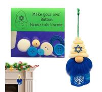 navideños de Papá Noel | de Papá Noel Hecho a Mano | navideños en Forma de botón para Uso Interior - para fabricación Ventana Pared Celebración