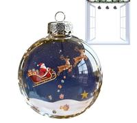 navideños - Decoración Transparente para árboles de Temporada | Bolas Transparentes para Banquetes, escuelas, restaurantes, centros comerciales, Bodas, cumpleaños, Fiestas Familiares y decorac