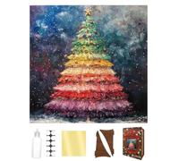 Navideños para Adultos Árbol de Navidad de Madera Educativo | Juego De De Invierno para Niños Familia Amigos Hogar Escuela Festival Fiesta de Cumpleaños Reuniones y