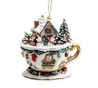 Navideños para Árbol - Colgante Decorativo de Árbol de Navidad 2D,Decoración para Fiestas como Mochila Tote Estantería Interior de Auto Escaleras Chimenea