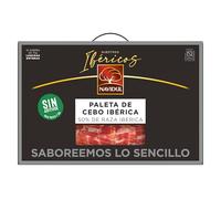 Navidul - Maletín de Paleta de Cebo Ibérica (50% raza ibérica) freshpack envasado al vacío - 10x70g, Total 700g