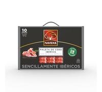 Navidul - Maletín de Paleta de Cebo Ibérica (50% raza ibérica) freshpack envasado al vacío - 10x70g, Total 700g