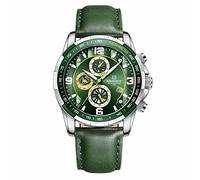 Naviforce Reloj Deportivo analógico de Cuarzo para Hombre con cronógrafo y Correa de Piel