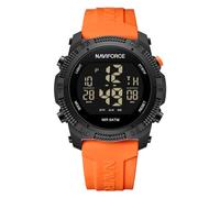 Naviforce Reloj Deportivo Digital Resistente al Agua para Hombre y Mujer, con cronómetro, Alarma y Correa de Goma