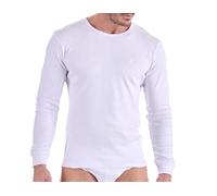 Navigare 113 (Pacco Da 3) Ropa Interior de Manga Larga, Color Blanco, M (Pack de 3) para Hombre