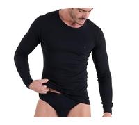 Navigare 113 (Pacco da 3) Ropa Interior de Manga Larga, Negro, M (Pack de 3) para Hombre