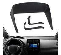 Navigation Visor Extender, Flexible GPS Sun Shield, High Contrast Enhancement with Solid Build, Effective Manual Glare Guard, Sl lack with Universal Fit, Interior Accessory for Car Navigation