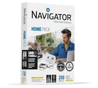 Navigator Home Pack - Pack de 250 hojas, A4, 80 gr, 1 paquete