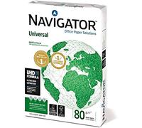 Navigator NUN0800037 - Papel multifunción (80 g/m², A3, 500 hojas), color blanco