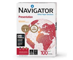Navigator Presentation Papel Fotocopiadora DIN A4 100gr Paquete de 500 Folios